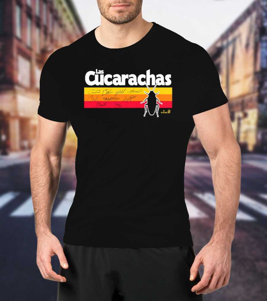 Houston Baseball Las Cucarachas Signature Series T-Shirt