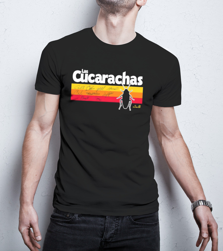 Houston Baseball Las Cucarachas Signature Series T-Shirt