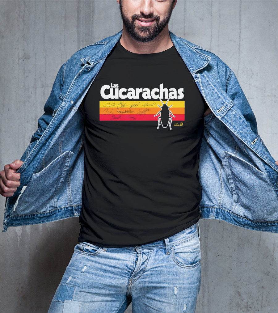 Houston Baseball Las Cucarachas Signature Series T-Shirt