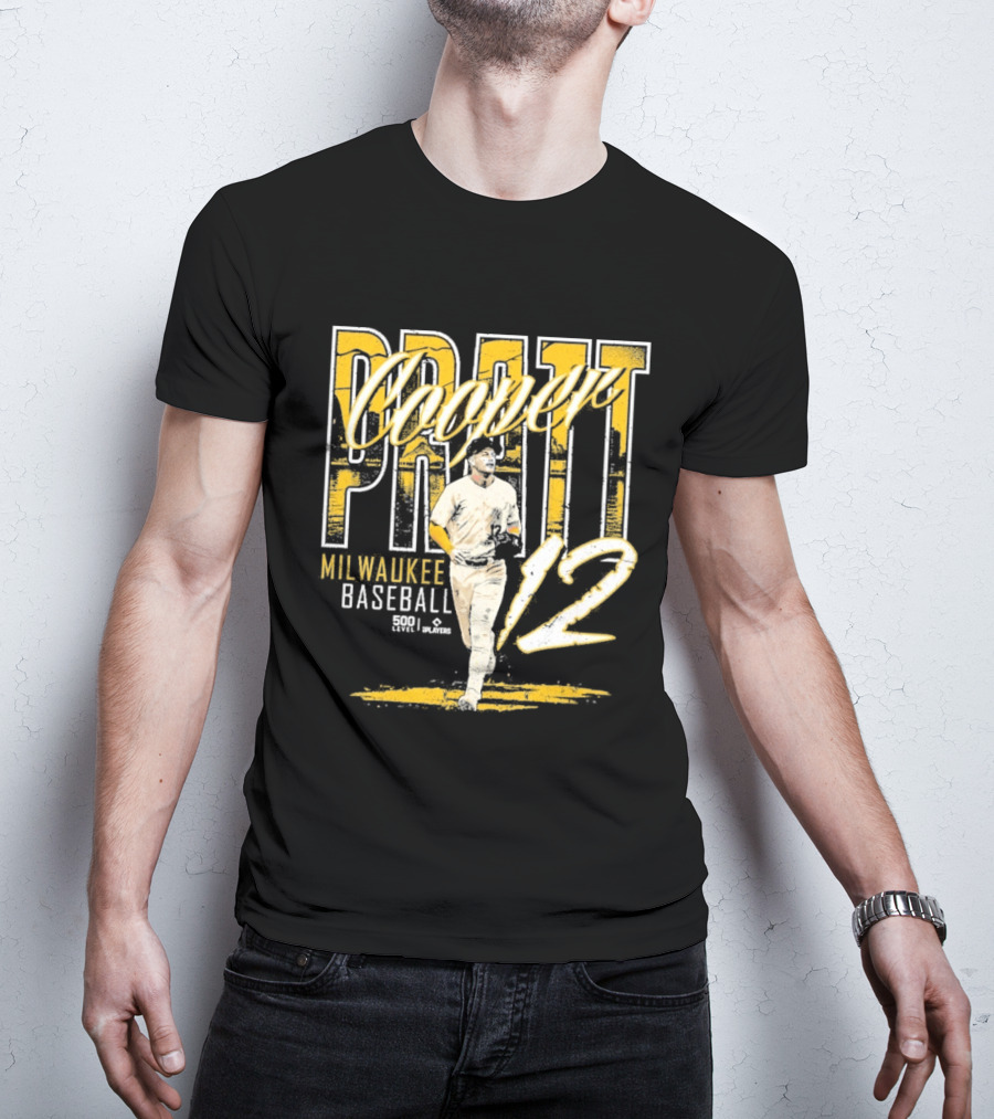 Cooper Pratt Milwaukee Baseball 12 Player Name T-Shirt