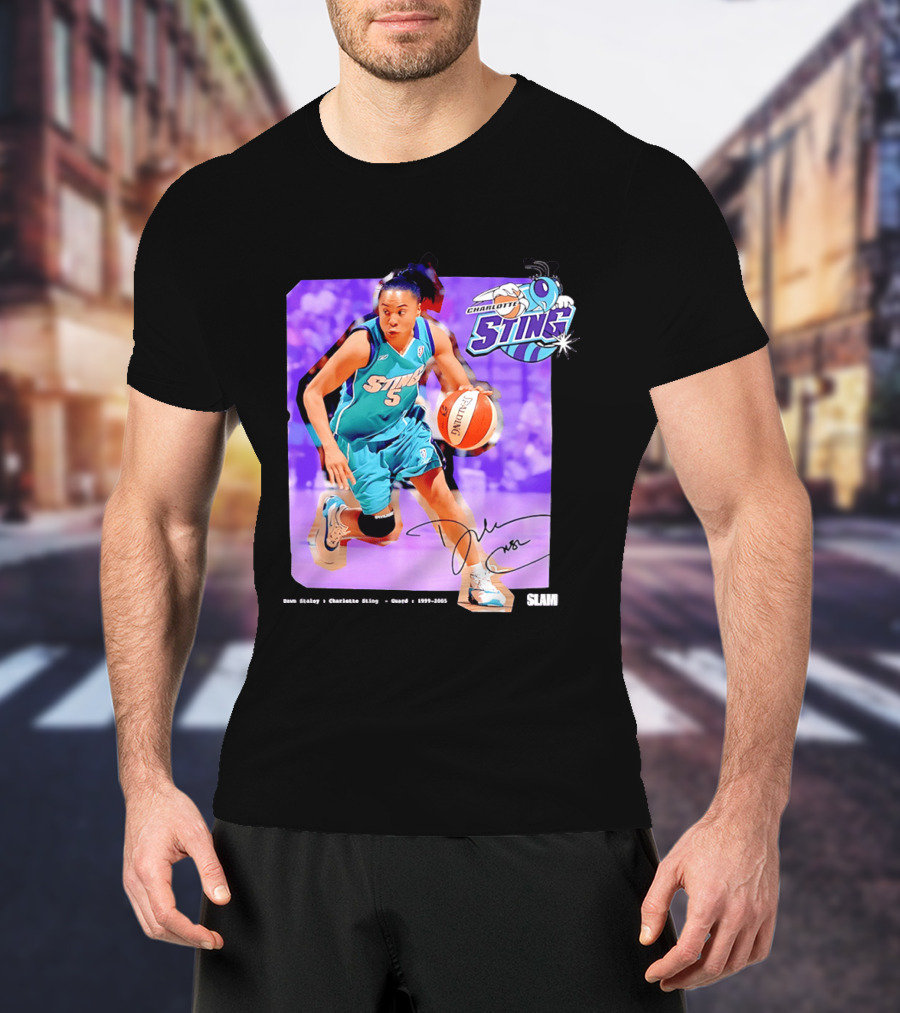 Dawn Staley Charlotte Sting WNBA Guard 1999 2005 T-Shirt