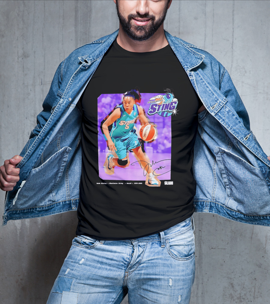 Dawn Staley Charlotte Sting WNBA Guard 1999 2005 T-Shirt