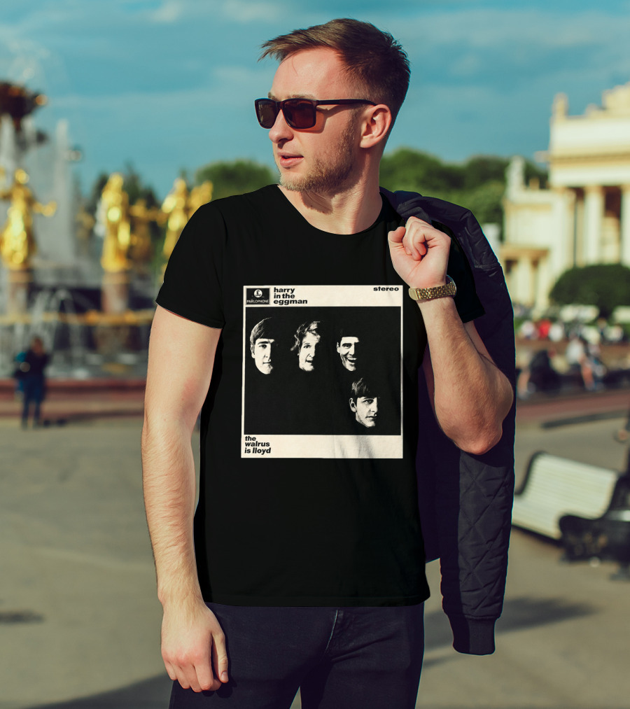 Parlophone Harry In The Eggman The Walrus Is Lloyd Stereo T-Shirt