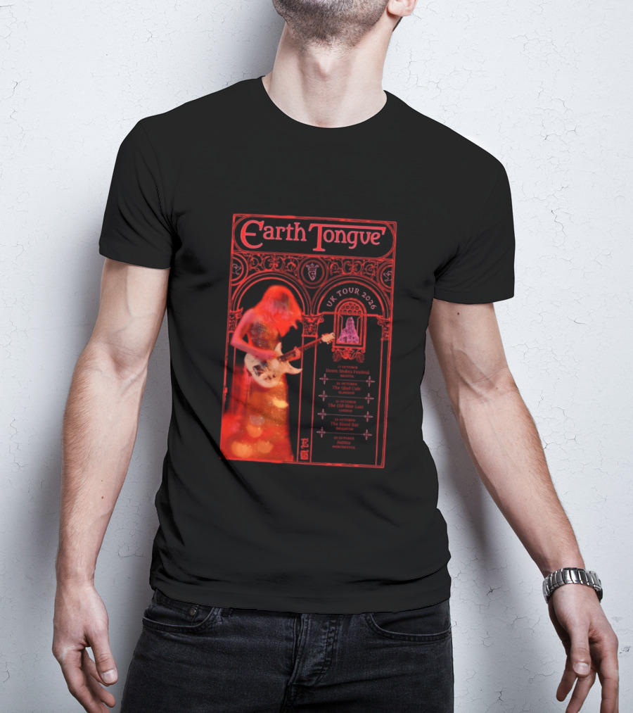 Earth Tongue UK Tour 2026 Down Stokes Festival Bristol Gilded Gothic Artistry T-Shirt