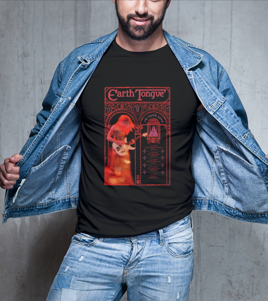 Earth Tongue UK Tour 2026 Down Stokes Festival Bristol Gilded Gothic Artistry T-Shirt
