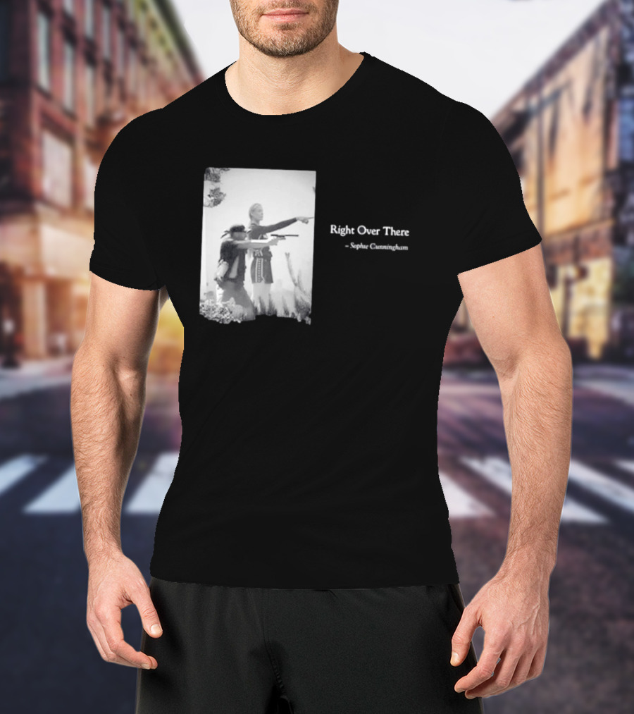 Right Over There Sophie Cunningham Vintage Western Scene T-Shirt