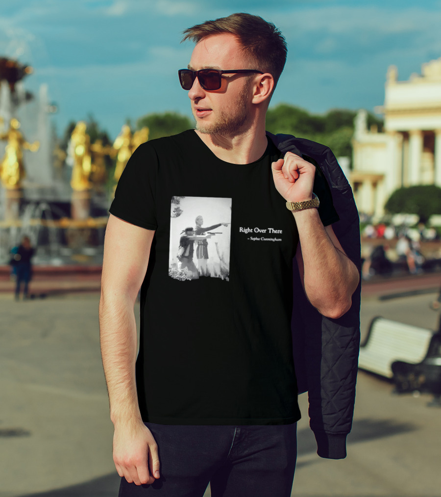 Right Over There Sophie Cunningham Vintage Western Scene T-Shirt
