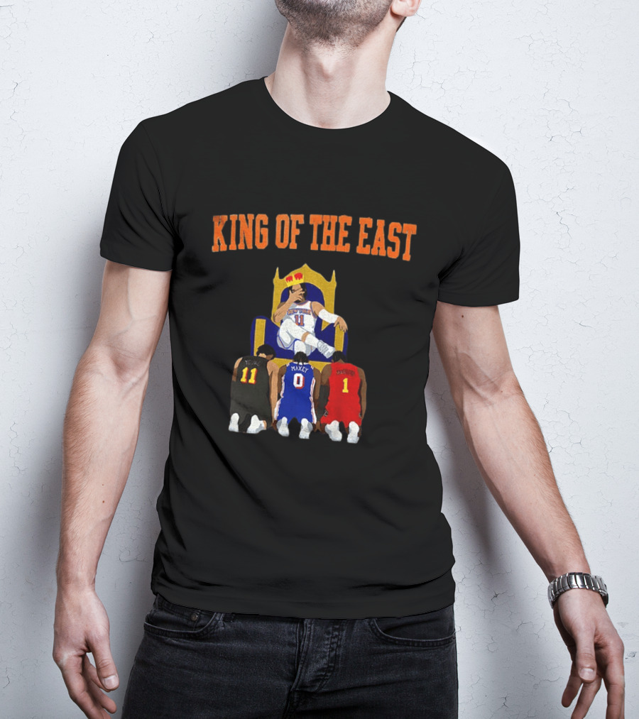 New York Knicks Jalen Brunson King Of The East NBA Basketball T-Shirt