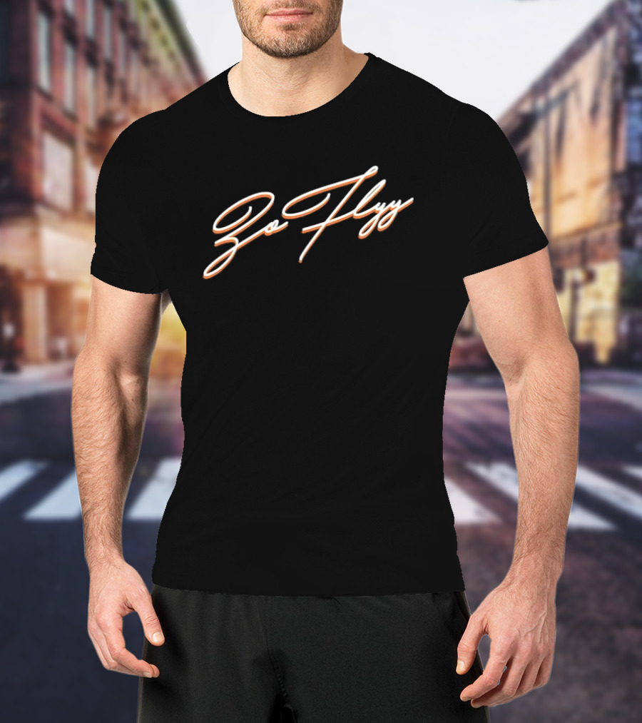 Go Flyy Script Bold Cursive T-Shirt