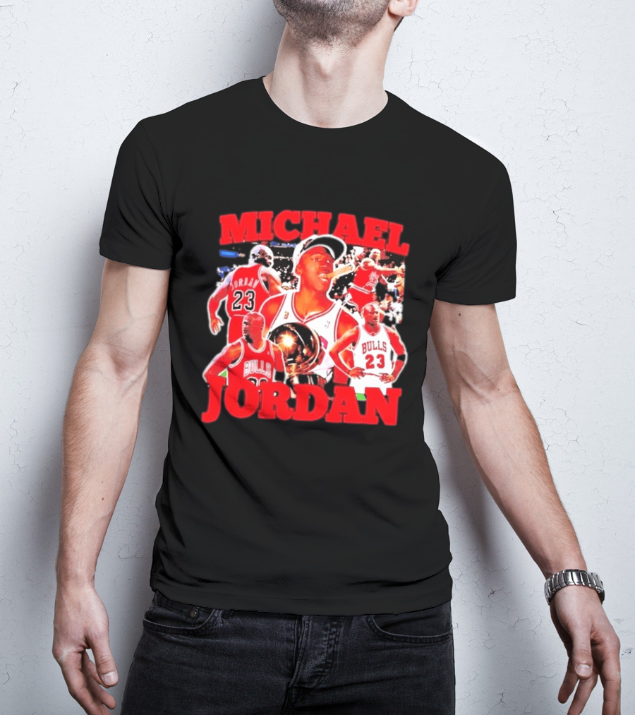 Michael Jordan Chicago Bulls 23 Basketball Legend NBA Champion T-Shirt