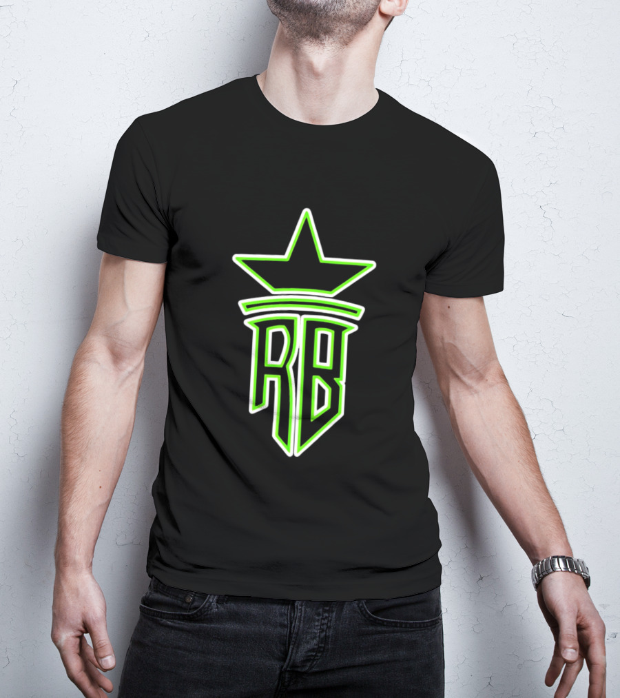 Roland Banks RB Star Logo Neon Green T-Shirt