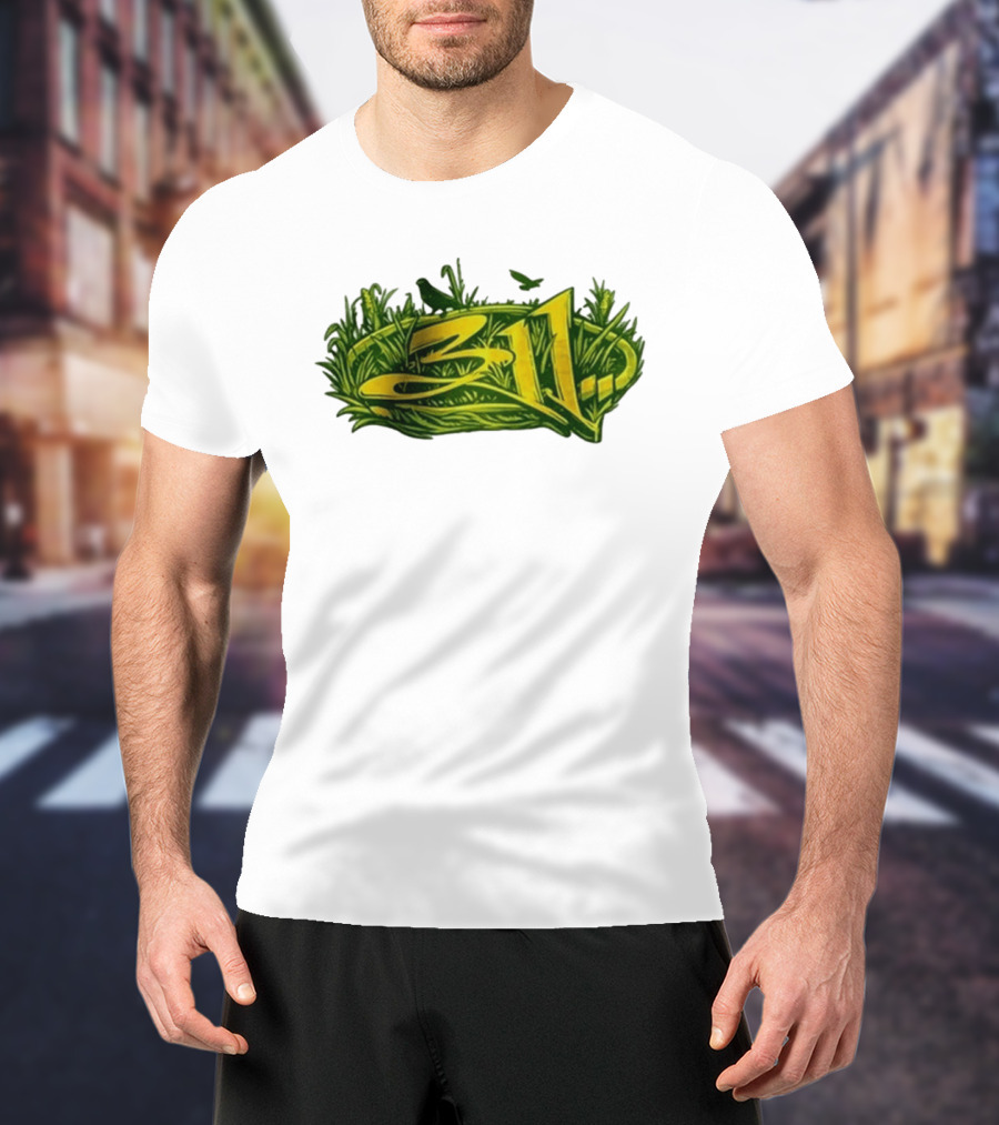 311 Band 2026 Summer Tour Green Nature T-Shirt