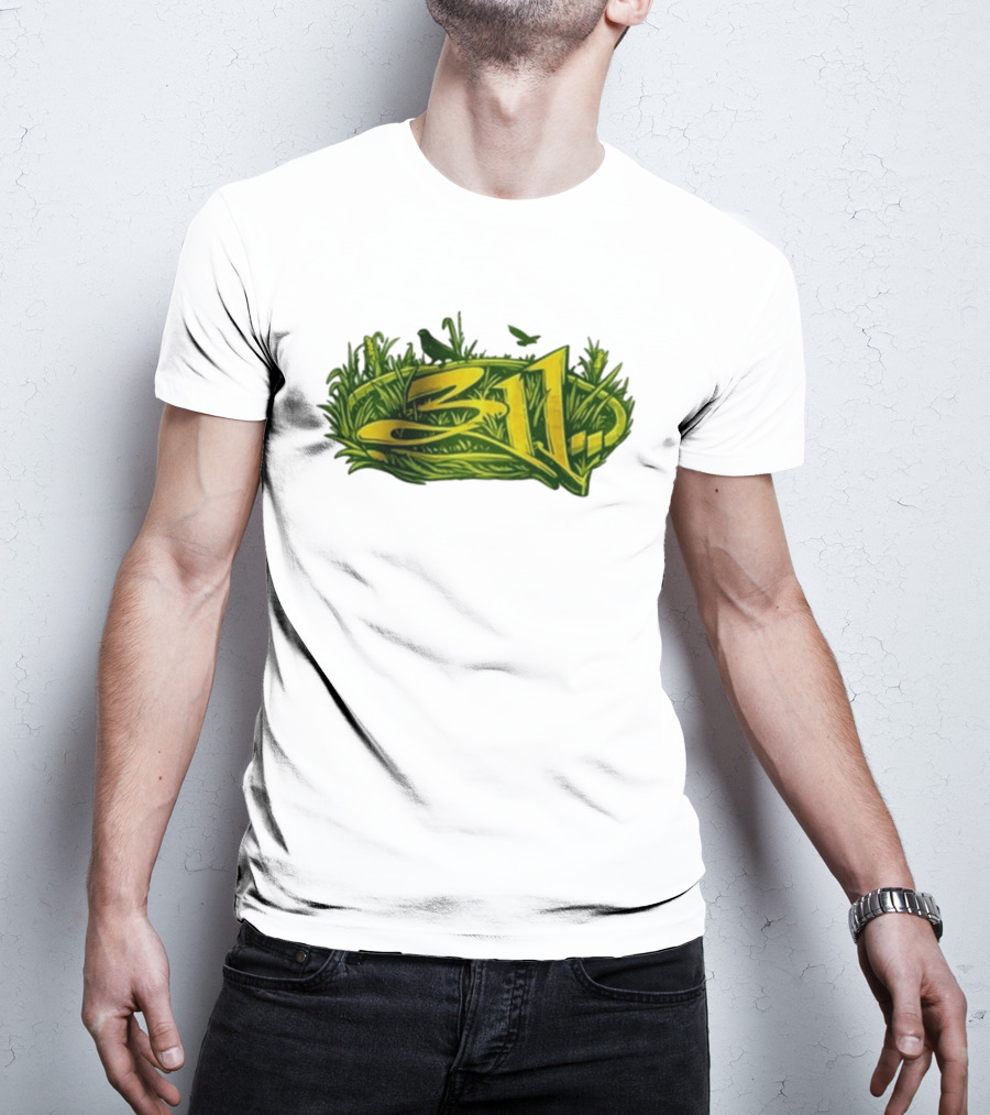 311 Band 2026 Summer Tour Green Nature T-Shirt
