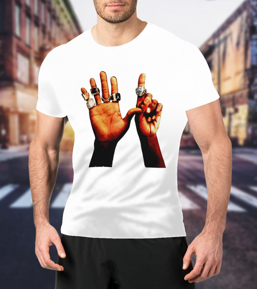 Carlos Alcaraz Championship Rings NBA Jordan Rolex Iconic Hands T-Shirt