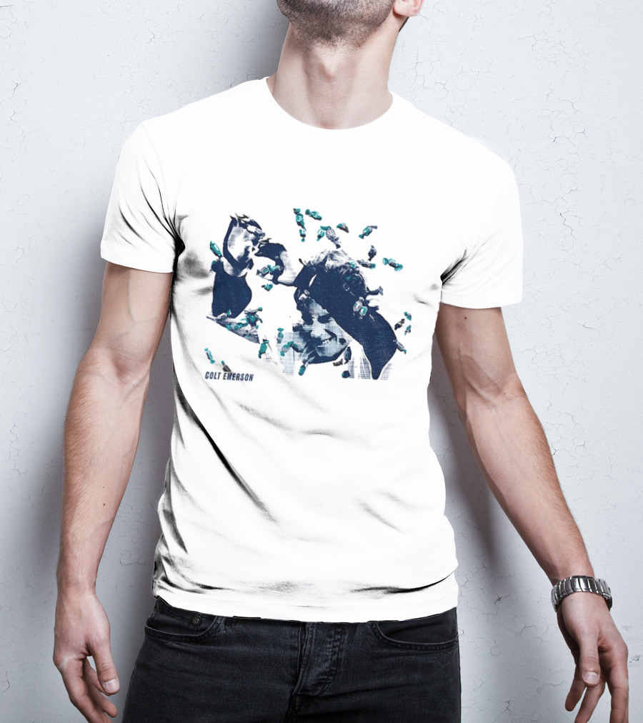 Colt Emerson Walk Off Bubble Gum Bath Mariners Baseball T-Shirt