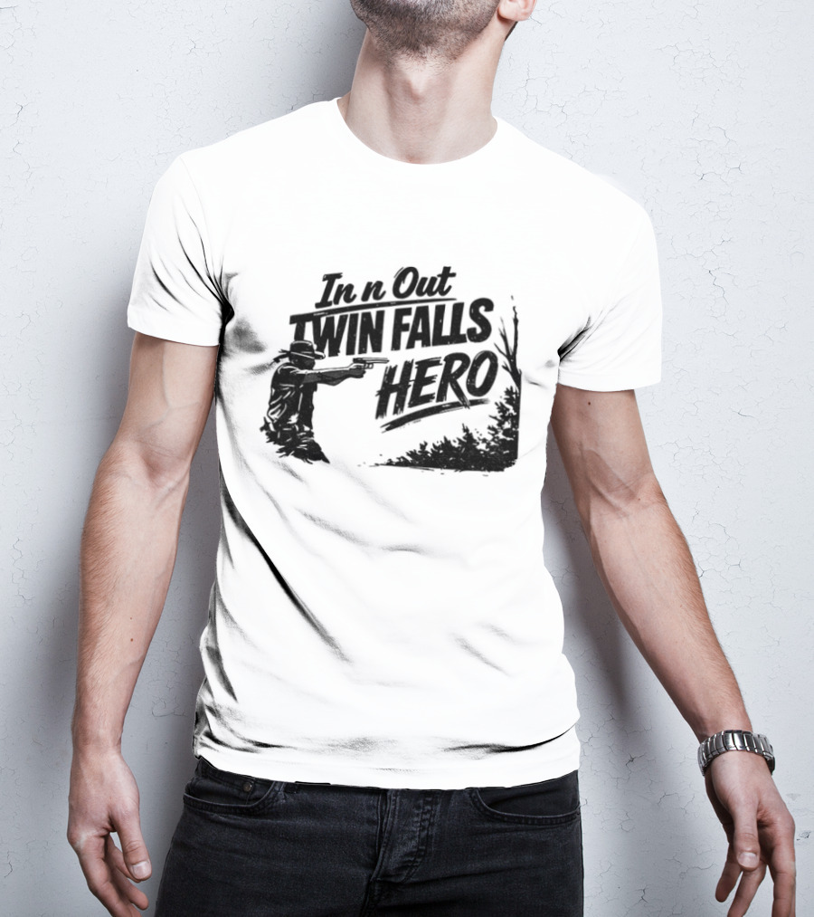 Jordan Salinas In N Out Twin Falls Hero Idaho Political T-Shirt