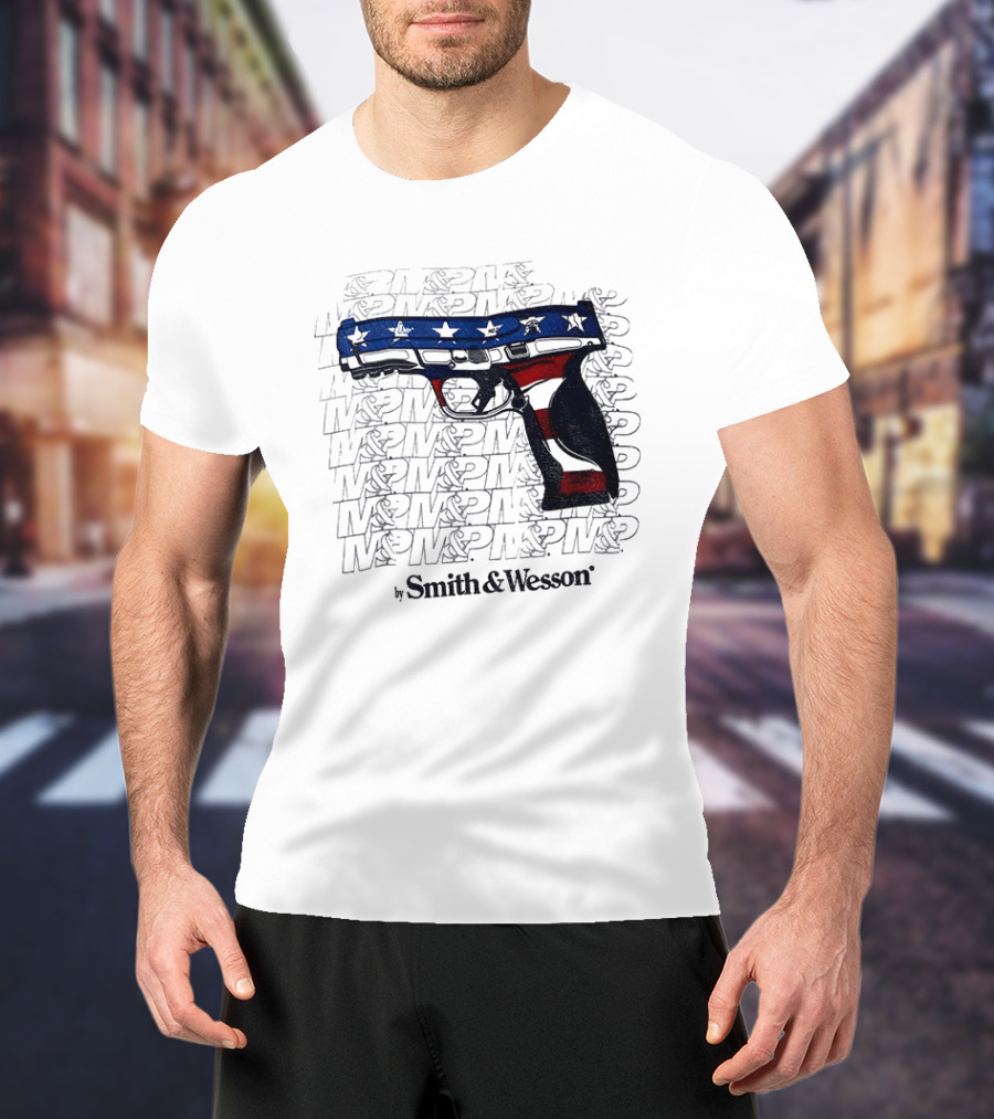 M P Monday By Smith And Wesson Stars And Stripes T-Shirt