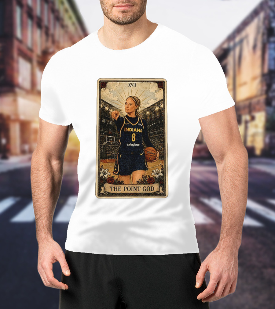 Sophie Cunningham Indiana The Point God XVII Tarot Card Basketball 8 T-Shirt