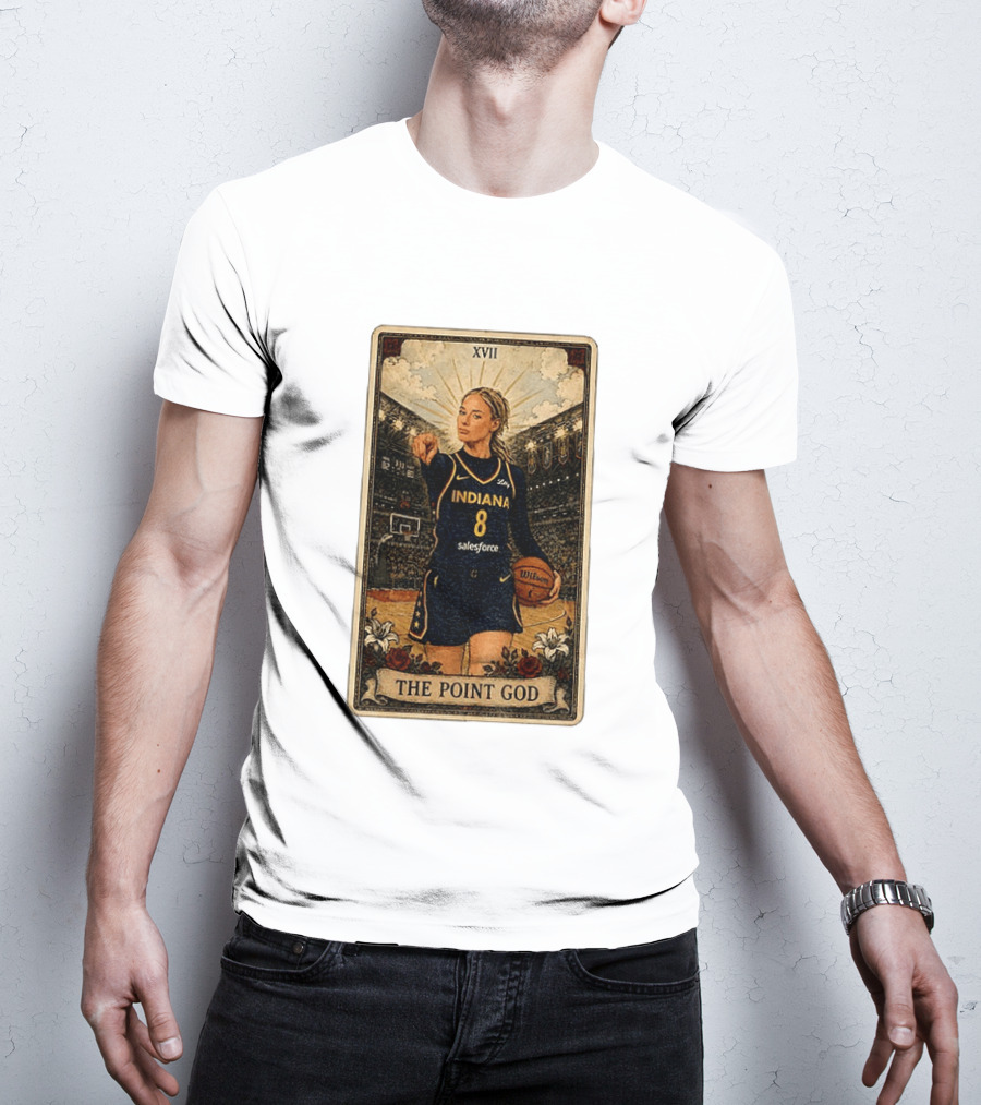 Sophie Cunningham Indiana The Point God XVII Tarot Card Basketball 8 T-Shirt