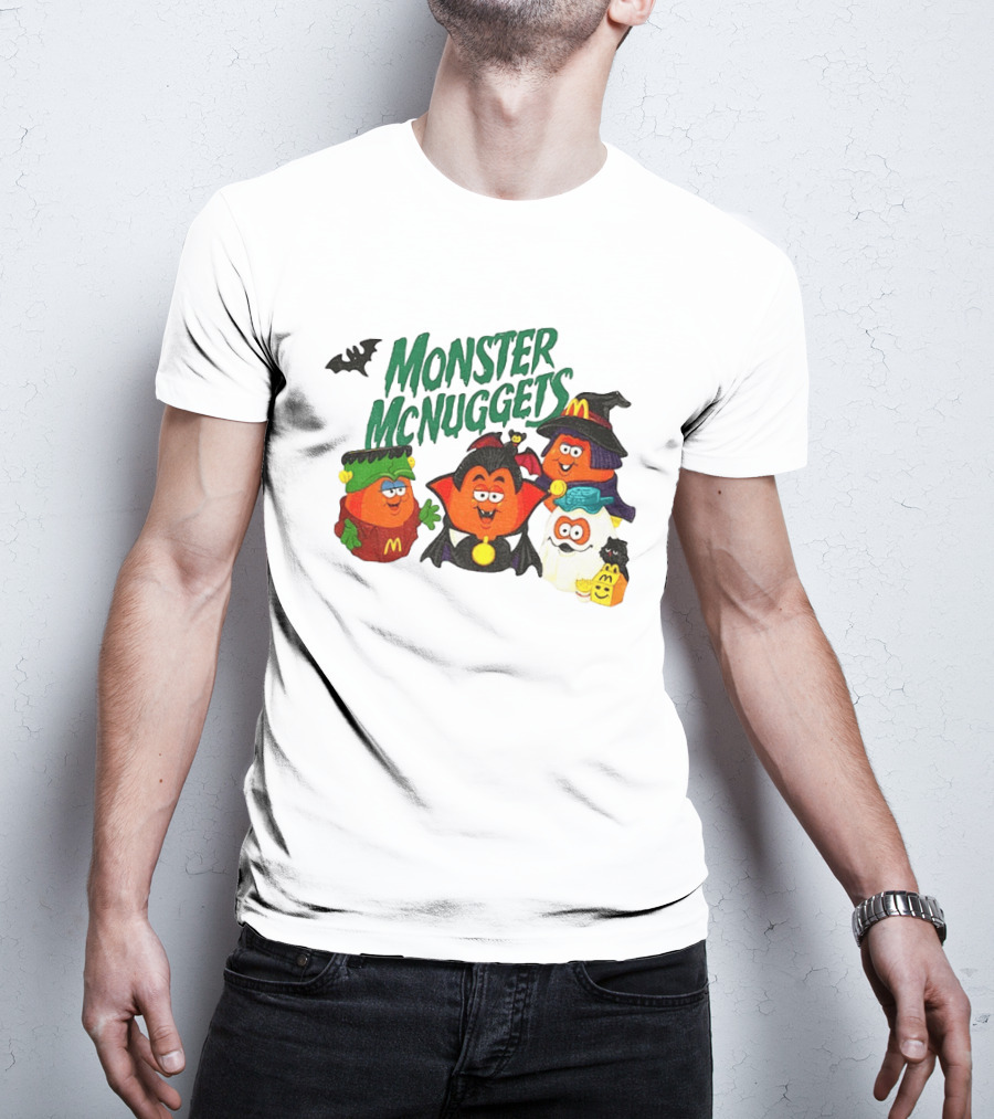 Monster McNuggets Halloween McDonald's Characters T-Shirt