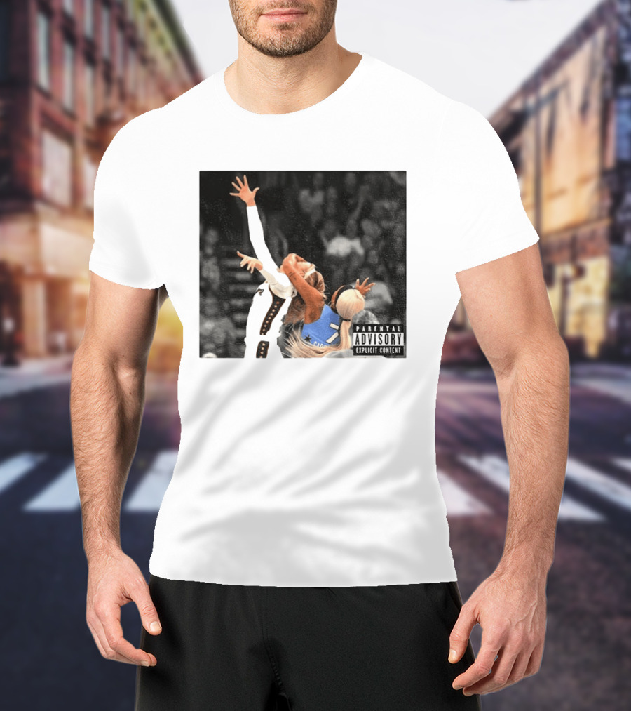 Stand With Sophie Parental Advisory Sophie Cunningham Vs DiJonai WNBA Moment T-Shirt