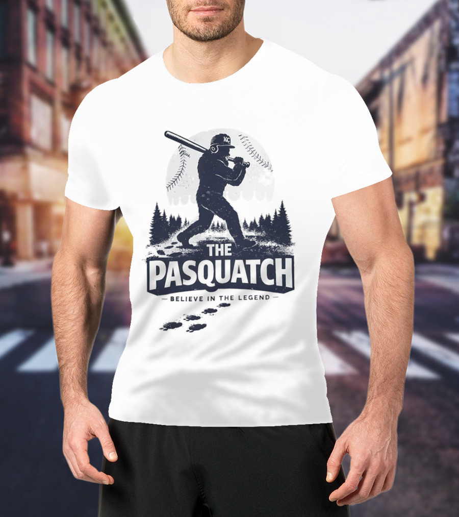 The Pasquatch Believe In The Legend Bigfoot MLB Kansas City Royals T-Shirt