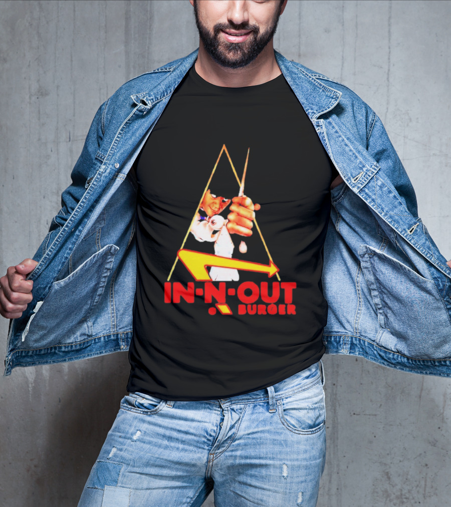 A Work Orange In N Out Burger Logo Mashup T-Shirt