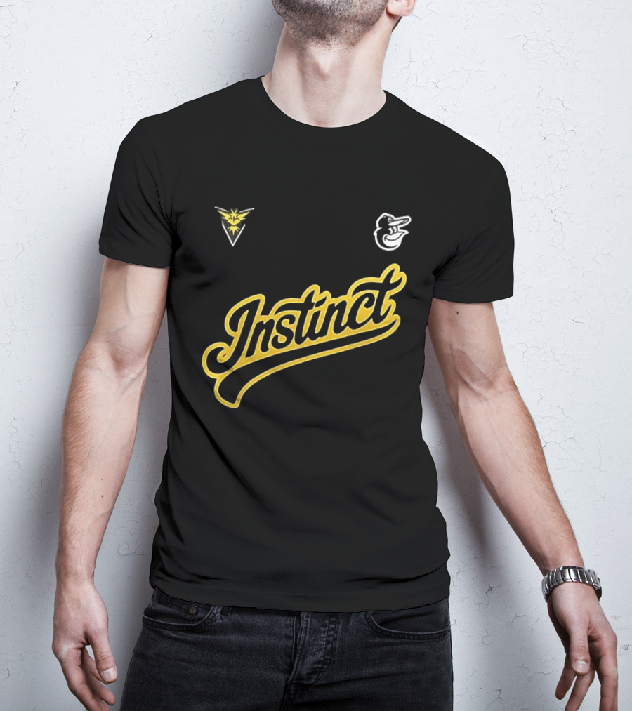 Baltimore Orioles Pokémon GO Team Instinct Collaboration 2026 T-Shirt