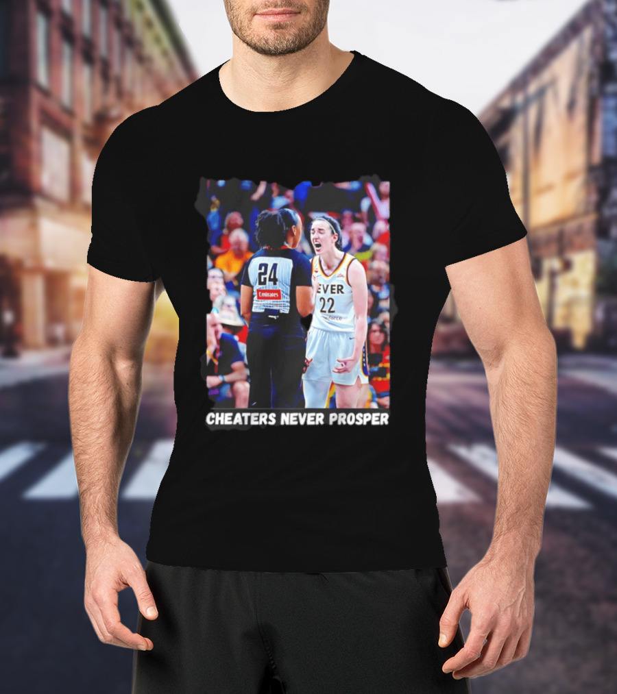 Cheaters Never Prosper 22 Basketball Athlete Intensity Moment T-Shirt