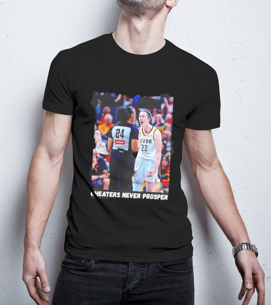 Cheaters Never Prosper 22 Basketball Athlete Intensity Moment T-Shirt