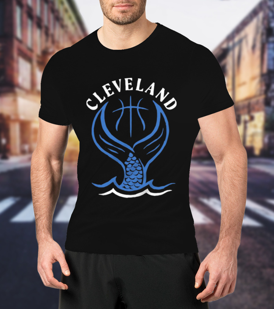 Cleveland Basketball Waves Women's Team Aquatic Spirit T-Shirt