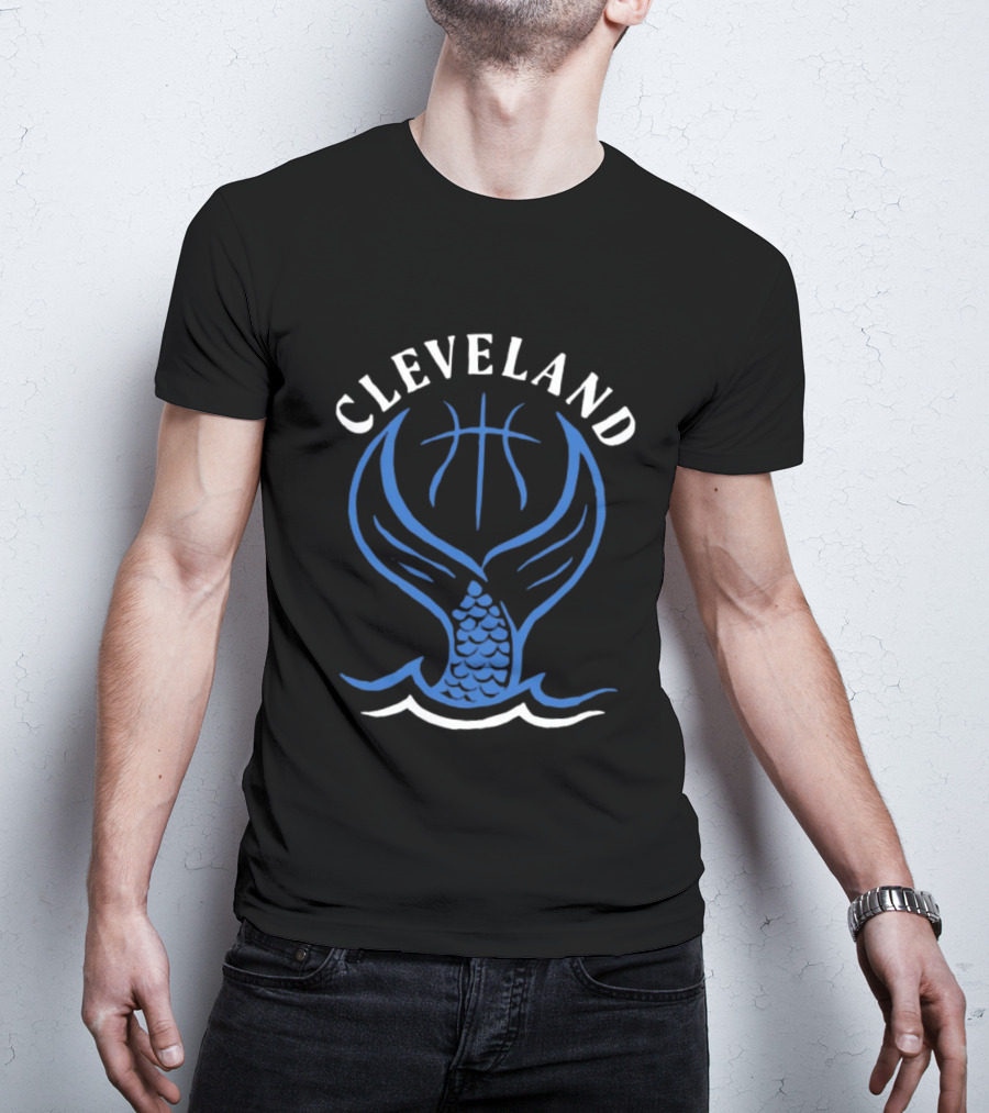Cleveland Basketball Waves Women's Team Aquatic Spirit T-Shirt