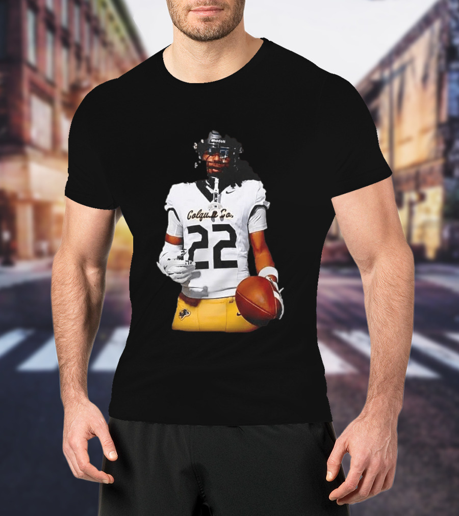 Colquitt County Packers Sean Ethan 22 Football Jersey Player Image T-Shirt