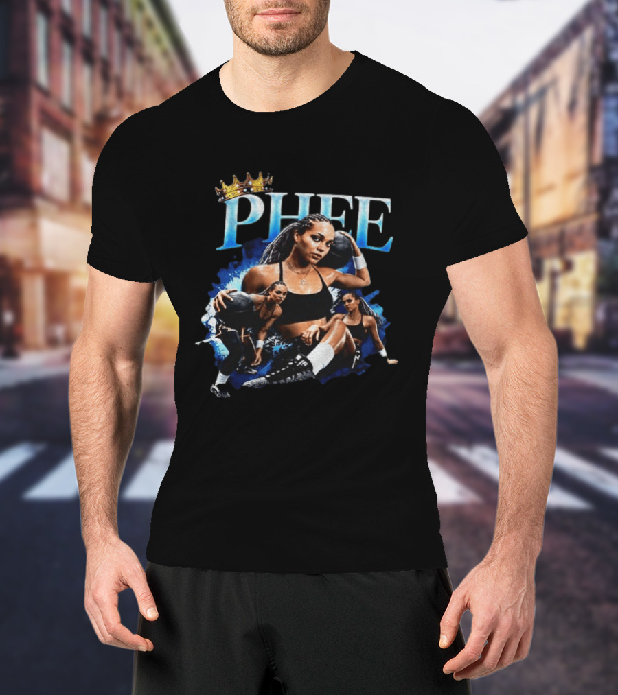 Napheesa Collier Phee WNBA Star With Crown Basketball T-Shirt