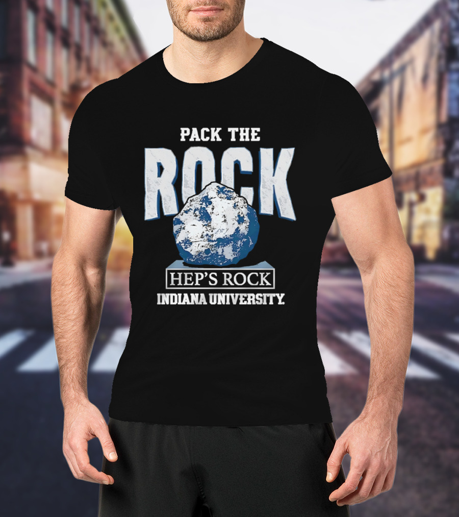 Pack The Rock Hep's Rock Indiana University T-Shirt