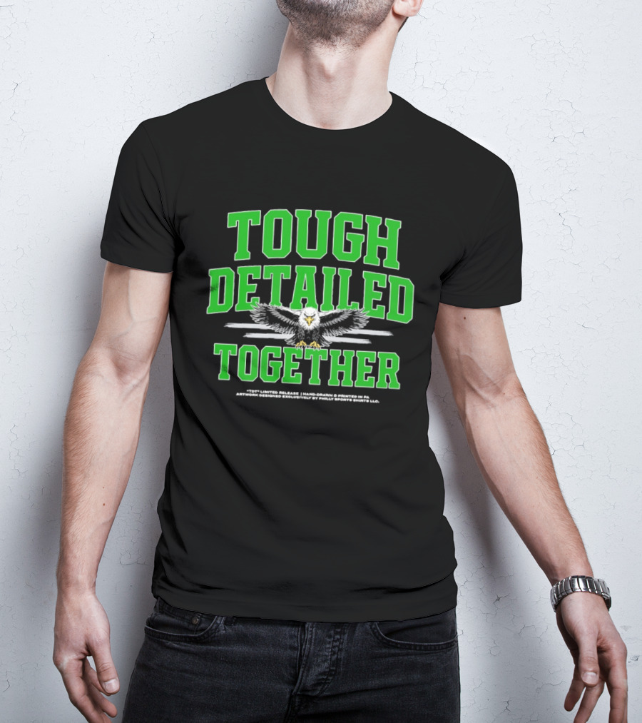 Philadelphia Eagles Tough Detailed Together Jalen Hurts T-Shirt