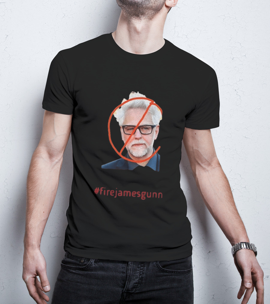 Firejamesgunn Protest James Gunn Director Criticism Controversy T-Shirt