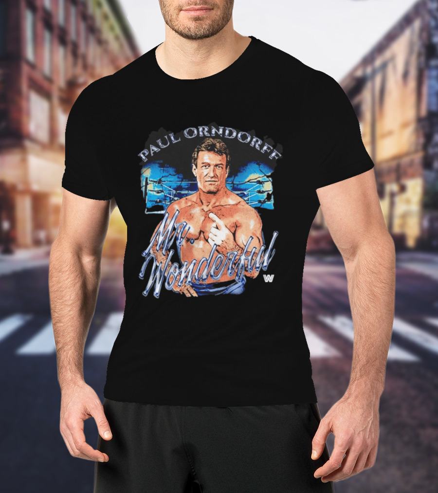 Paul Orndorff Mr. Wonderful WWE Wrestling Legend T-Shirt