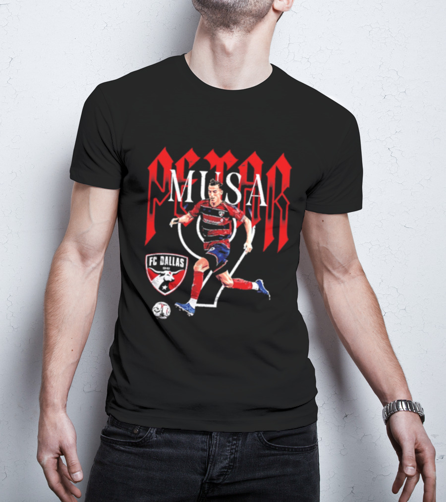 Petar Musa FC Dallas Number 9 Player Soccer T-Shirt