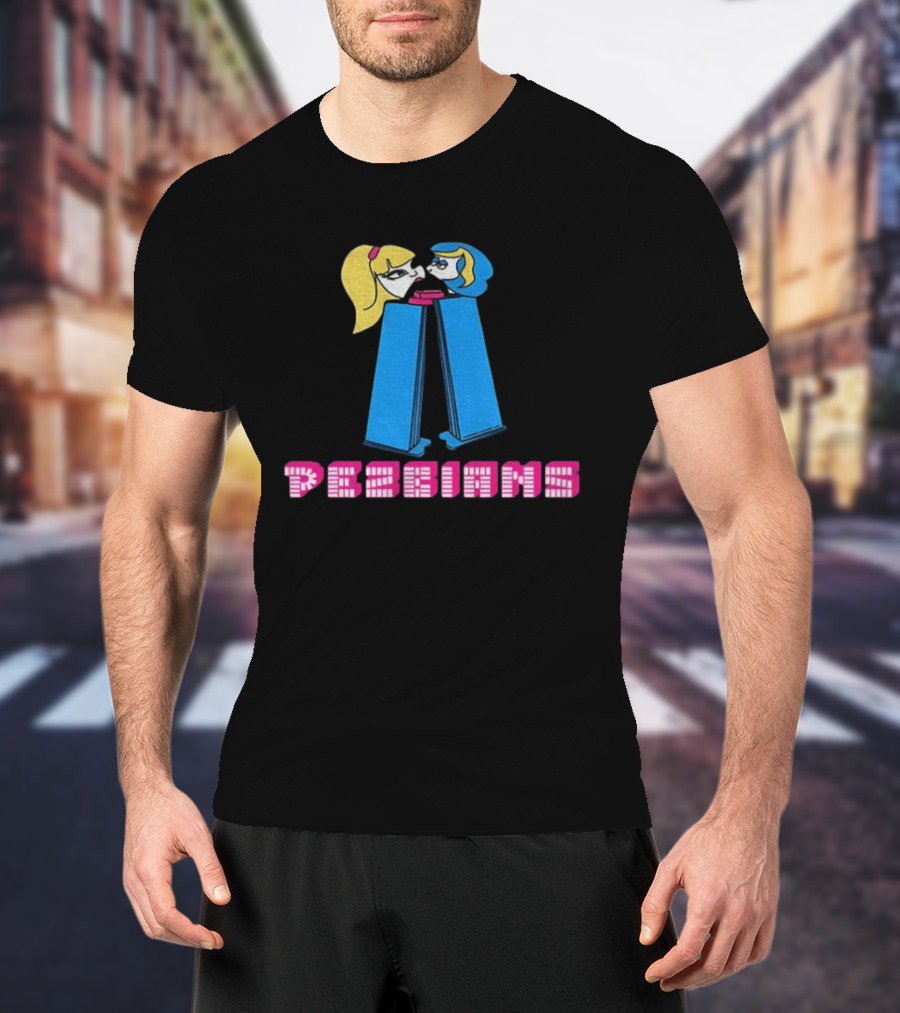 Pezbians The Powerpuff Girls Pez Dispenser Mashup T-Shirt
