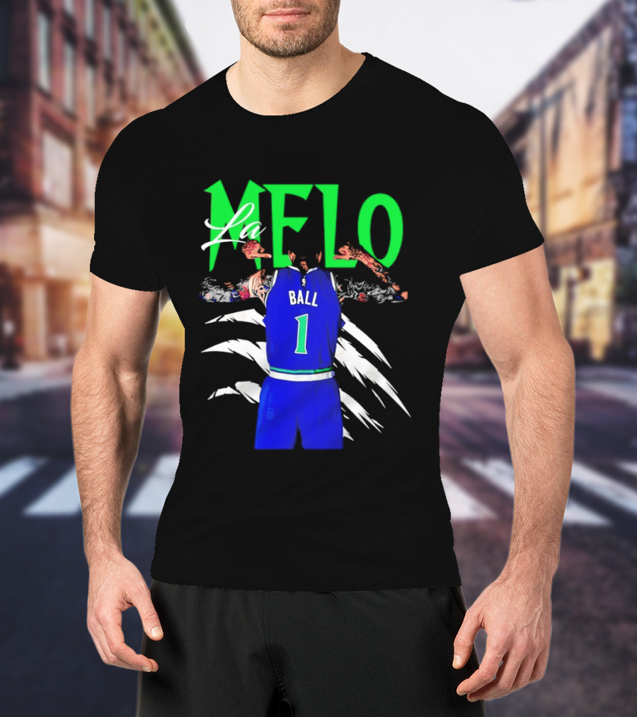 LaMelo Ball Timberwolves NBA Number 1 Jersey T-Shirt
