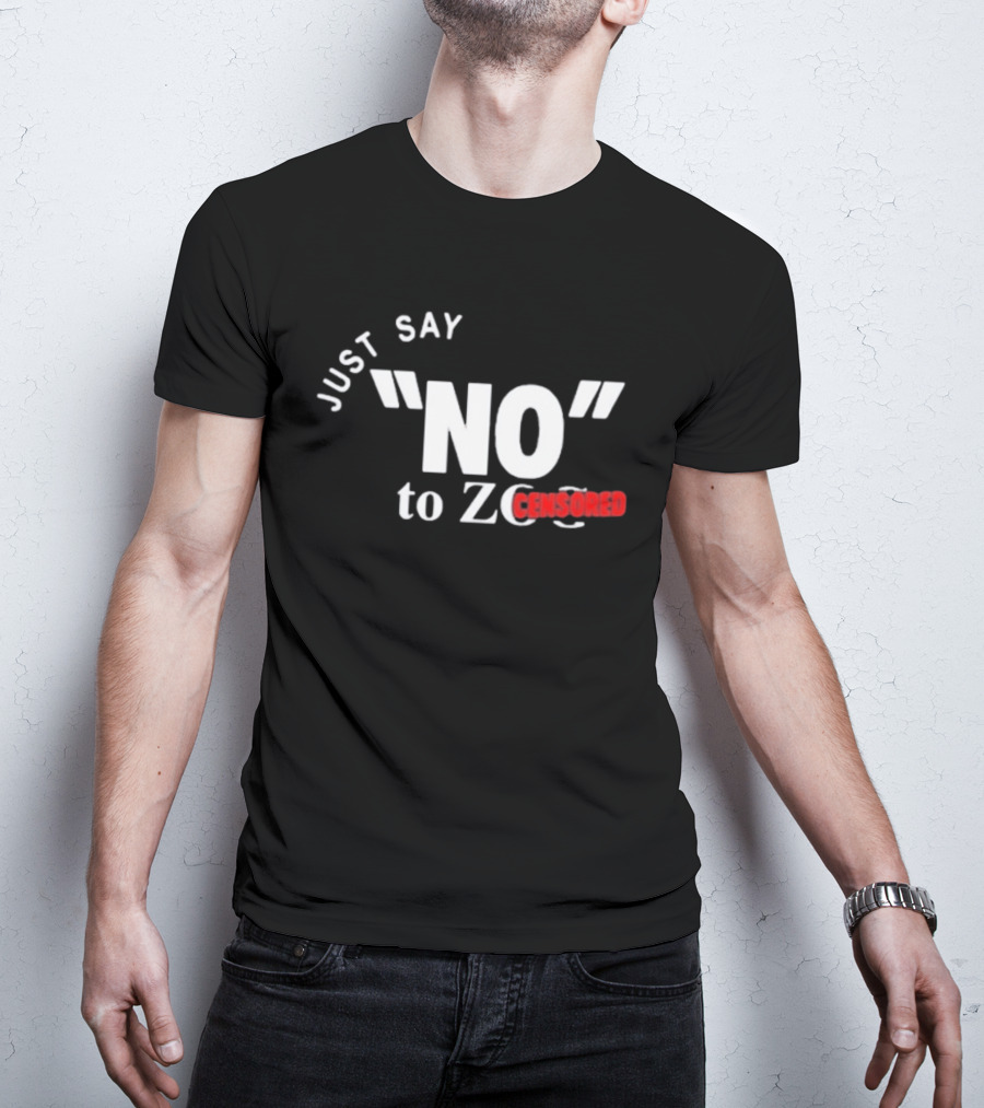 Randy Weaver Just Say No To Censored Zero T-Shirt