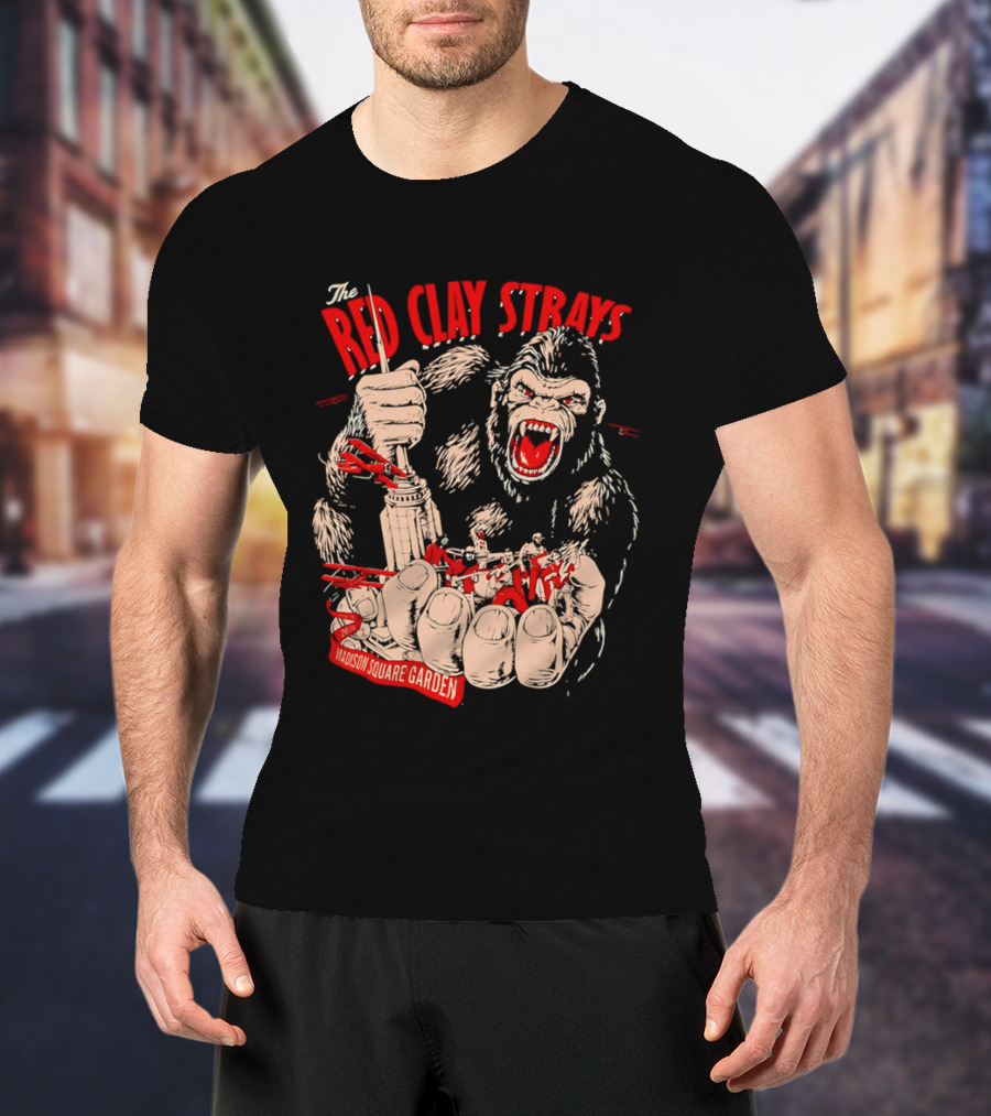 The Red Clay Strays Aug 9 2026 King Kong Madison Square Garden Event T-Shirt