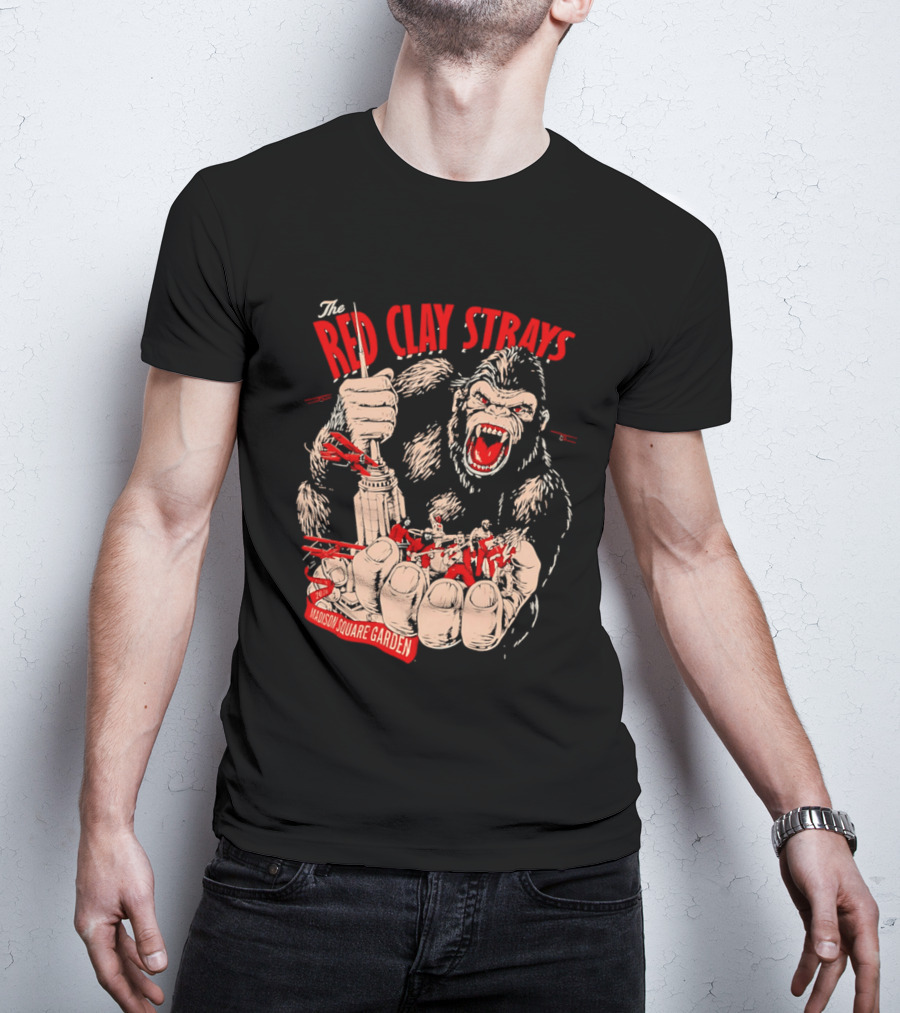 The Red Clay Strays Aug 9 2026 King Kong Madison Square Garden Event T-Shirt