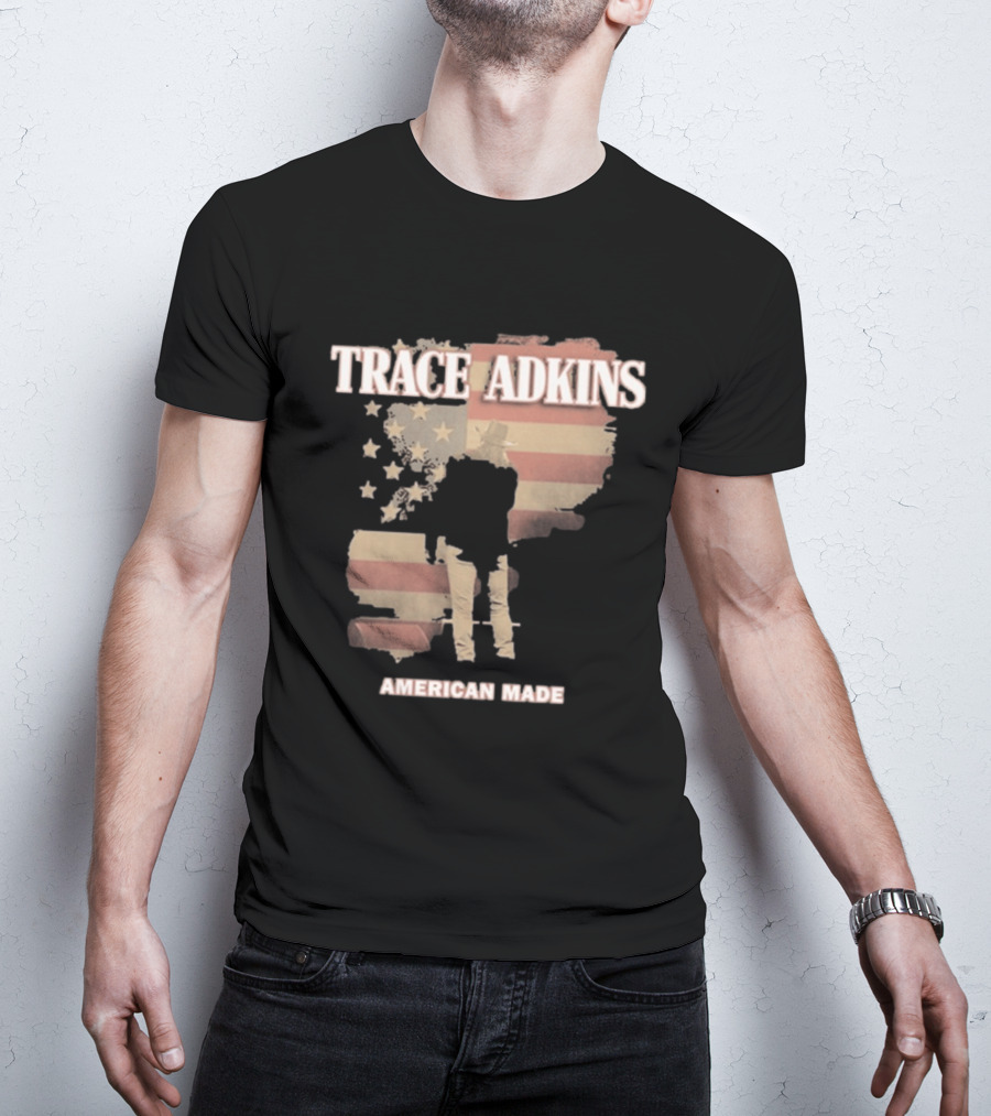 Trace Adkins American Made USA Flag Stars And Stripes T-Shirt