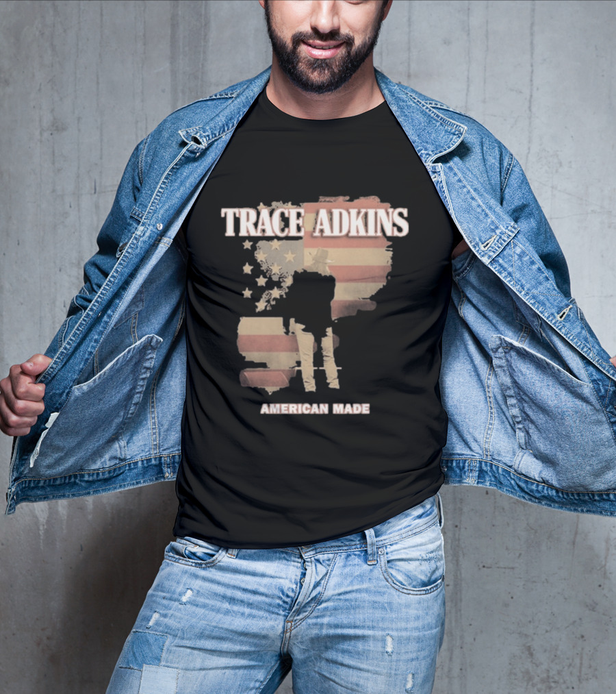 Trace Adkins American Made USA Flag Stars And Stripes T-Shirt