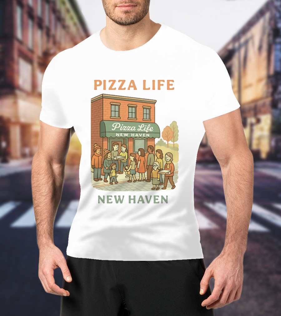 Pizza Life New Haven Family Gathering At Pizzeria T-Shirt