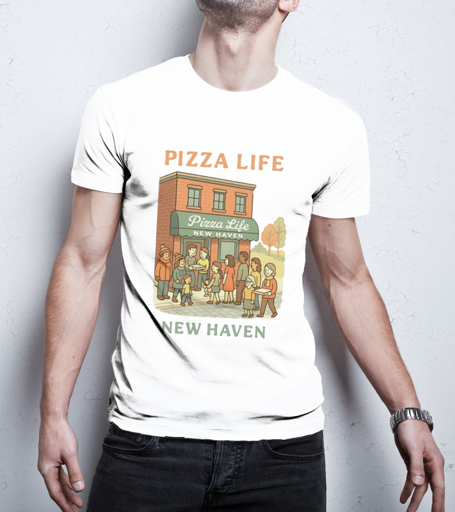 Pizza Life New Haven Family Gathering At Pizzeria T-Shirt