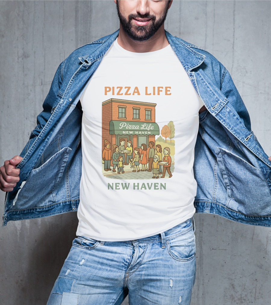Pizza Life New Haven Family Gathering At Pizzeria T-Shirt