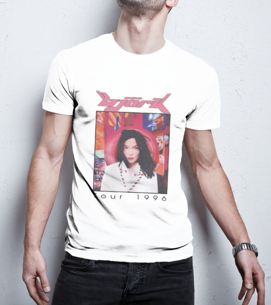 Björk Tour 1996 Post Icelandic Singer T-Shirt